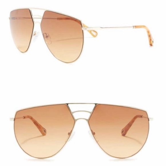 Rare & Authentic CHLOÉ 62mm Oversized Sunglasses – Luxury Statement Piece - Picture 1 of 16